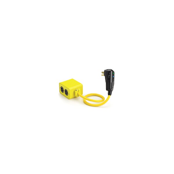 Woodhead 15A GFCI Enchufe Automático de 2 pies. 5-15 W/3000-1OUTLET - 15053-25A
