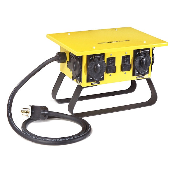 Caja de distribución de energía Southwire, 30 AC, (4) L5-20R - 6534TLSX