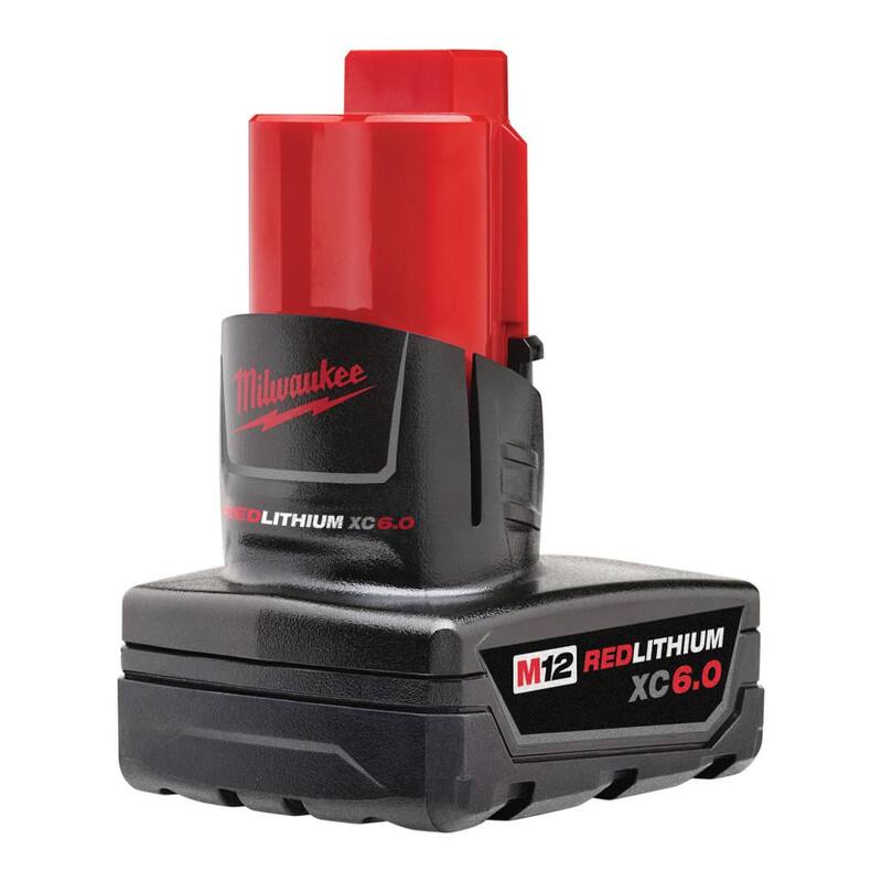 Milwaukee M12 FUEL 12V Destornillador inalámbrico de 1/4 de pulgada con hexagonal de 2 velocidades Kit con paquete de batería M12 de 6.0 Ah - 2402-22-48-11-2460