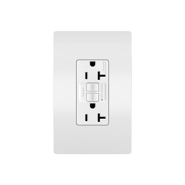 Legrand Radiant Receptáculo de Auto Prueba, 20A, 125V, Blanco - 2097W