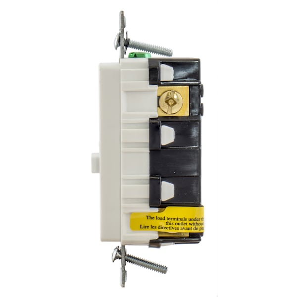 Productos de falla a tierra Hubbell Wiring Device-Kellems, Receptáculos GFCI estándar comercial, GFRST15WU - GFRST15WU