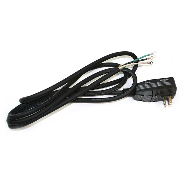 Conector GFCI de 15 amperios NEMA 5-15P de Superior Electric, con cable de 14 AWG de 9 pies sin terminales - SE5000-EC143