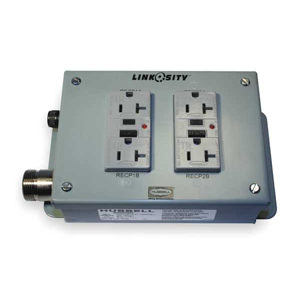 Ensamblaje de distribución de energía Hubbell Wiring Device-Kellems, dos fallas a tierra - M002SGGF0