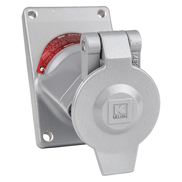Receptáculo Hubbell Killark, 125VCA, 60 Hz, 15A, 1 HP - UGR0C-15231QWWW