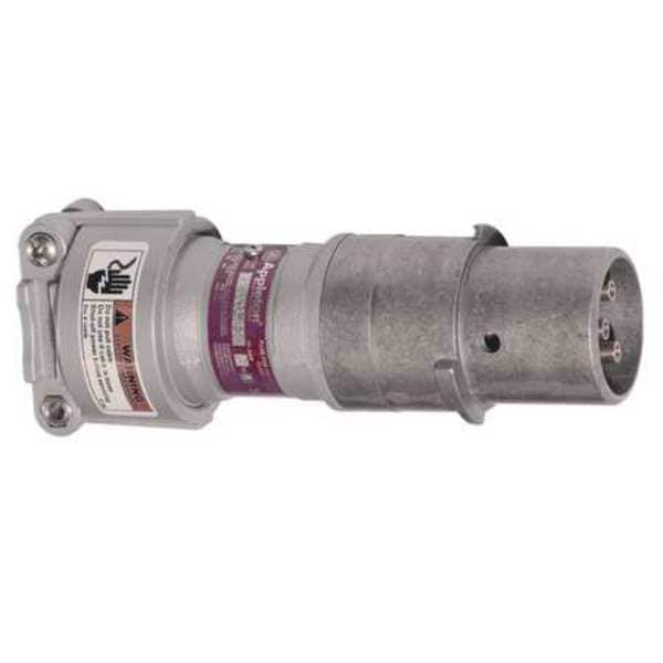 Tapón y clavija Pin & Sleeve de Appleton Electric, 60A, 3P, 2W, Aluminio, 600VAC - CPH6023BC