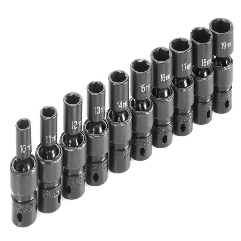 Juego de 10 piezas universales métricas de 3/8 pulgadas de la marca GP - GRE1210UM.