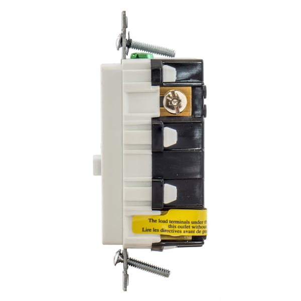 Hubbell Wiring Device-Kellems Productos de Falla a Tierra, Receptáculos estándar comerciales GFCI, GFRST20WU - GFRST20WU