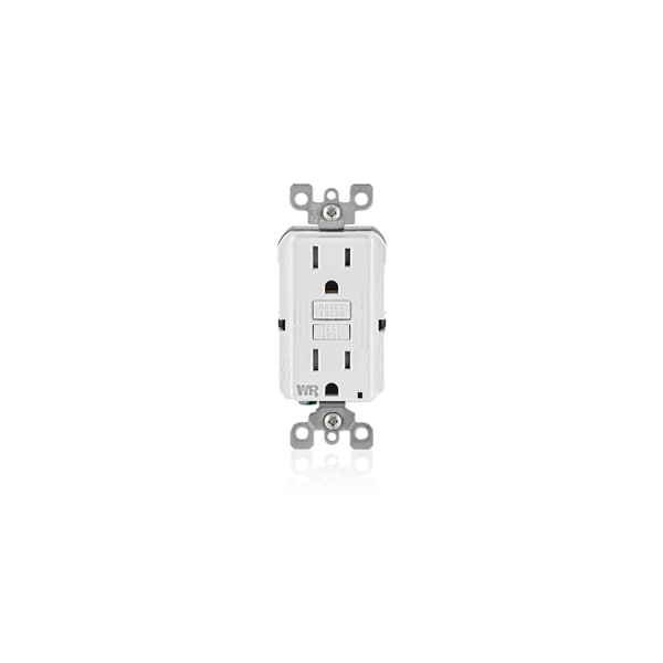 Tomacorrientes eléctricos WR/TR 15AMP NAFTA GFCI - GFWT1-FW de Leviton