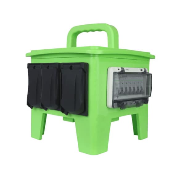 Caja Green Beetle Box 50A de Entrada 125/250V, 1 50A CS6369, 6 20A GFCI - PWA-BBC-101
