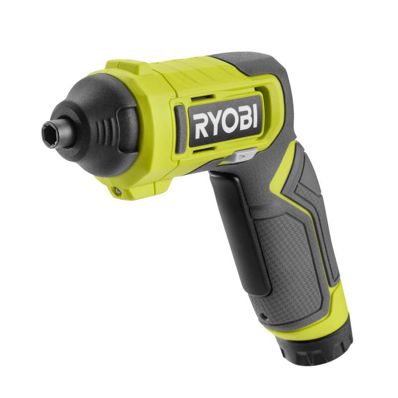 Destornillador multiusos RYOBI USB de litio con batería de 2.0 Ah y cable de carga con batería de litio USB de 3.0 Ah (paquete de 2) - FVD51K-FVB203
