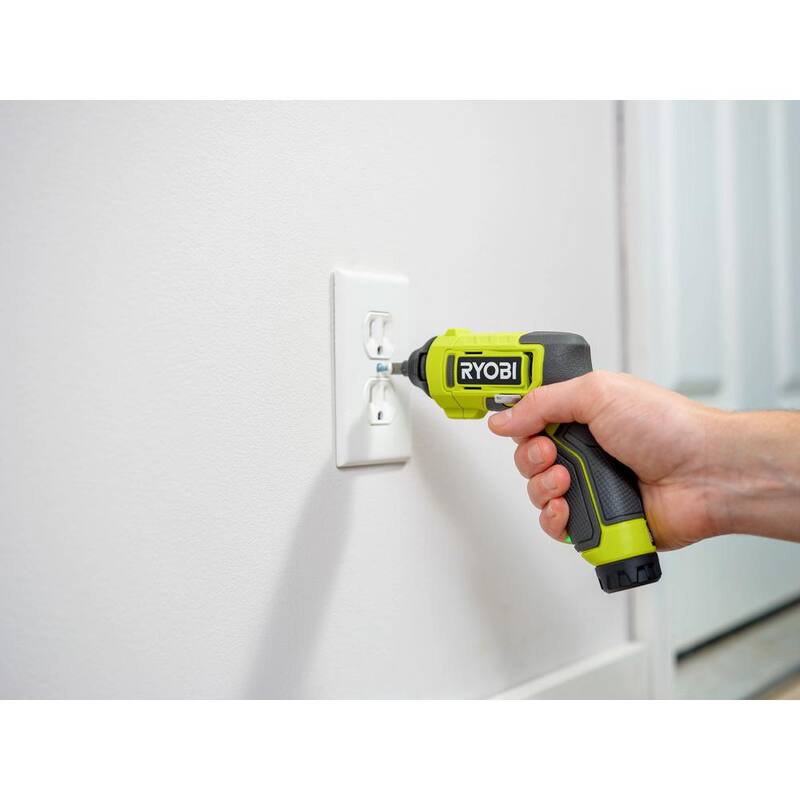 Destornillador multiusos RYOBI USB de litio con batería de 2.0 Ah y cable de carga con batería de litio USB de 3.0 Ah (paquete de 2) - FVD51K-FVB203