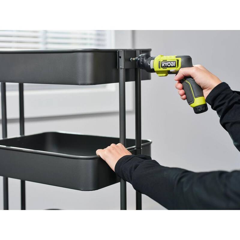 Destornillador multiusos RYOBI USB de litio con batería de 2.0 Ah y cable de carga con batería de litio USB de 3.0 Ah (paquete de 2) - FVD51K-FVB203