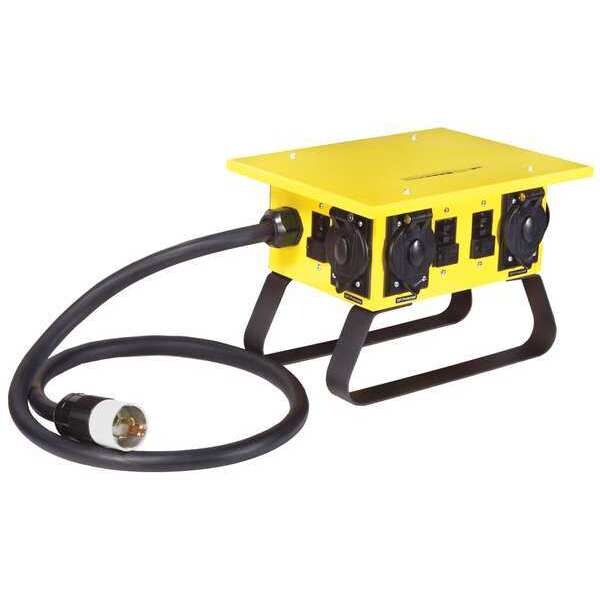 Caja de distribución de energía Southwire, 50 AC, (4) L5-20R - 6508TLSX