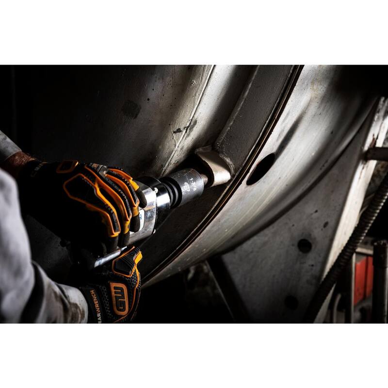 Juego de dados de impacto profundos métricos de 6 puntos de 3/4 de pulgada de GEARWRENCH con estuche de almacenamiento (8 piezas) - 84032