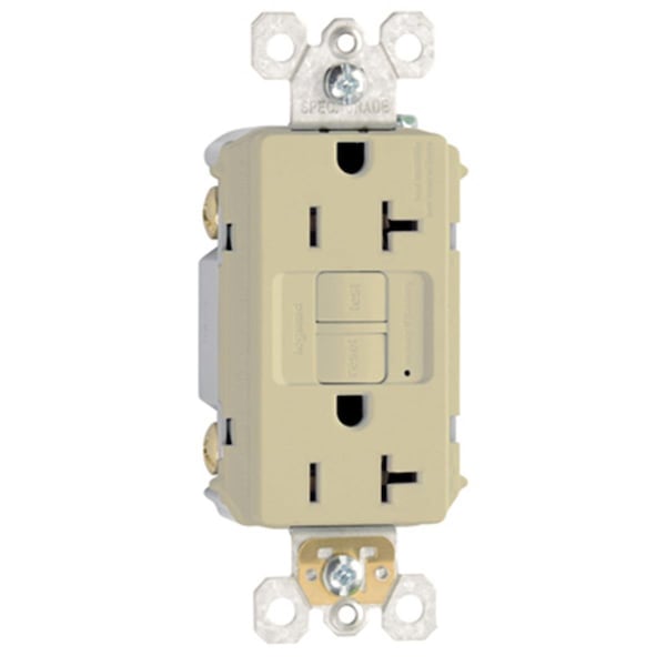 Salida GFCI autoprueba de alta resistencia Nextgen 2097ICC10, 20A, marfil - NE865821