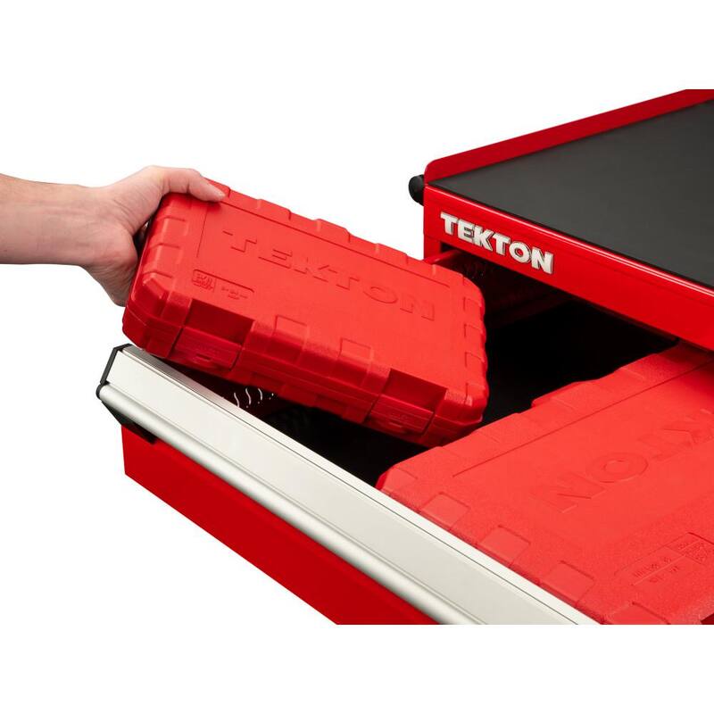 Juego de dados de impacto profundos de 6 puntos TEKTON de 3/8 pulgadas, 19 piezas (6 mm - 24 mm) - Estuche - SID91303