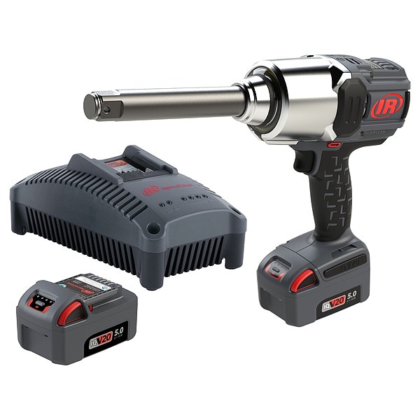 Ingersoll-Rand Cordless Impact Wrench, 14 3/4 in L - W8591-K2