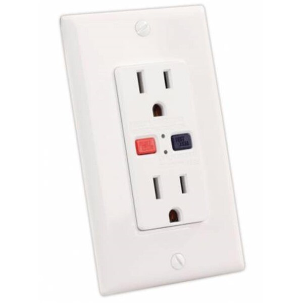 Toma de corriente Gfci Powerhouse 15005 color blanco - PO367498