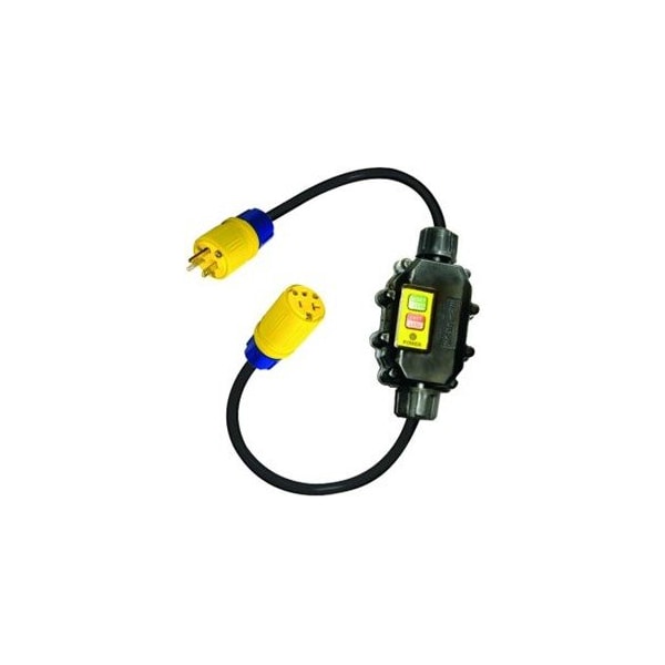 Ericson GFCI Portátil, 20A Manual, 2 ft., Grado Industrial - XG2-12-2G-MR