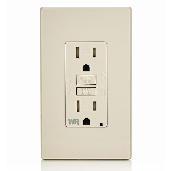 Leviton TOMACORRIENTES ELÉCTRICOS 15A WR/TR SLIM GFCI IV - GFWT1-I