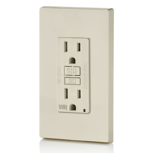 Leviton TOMACORRIENTES ELÉCTRICOS 15A WR/TR SLIM GFCI IV - GFWT1-I