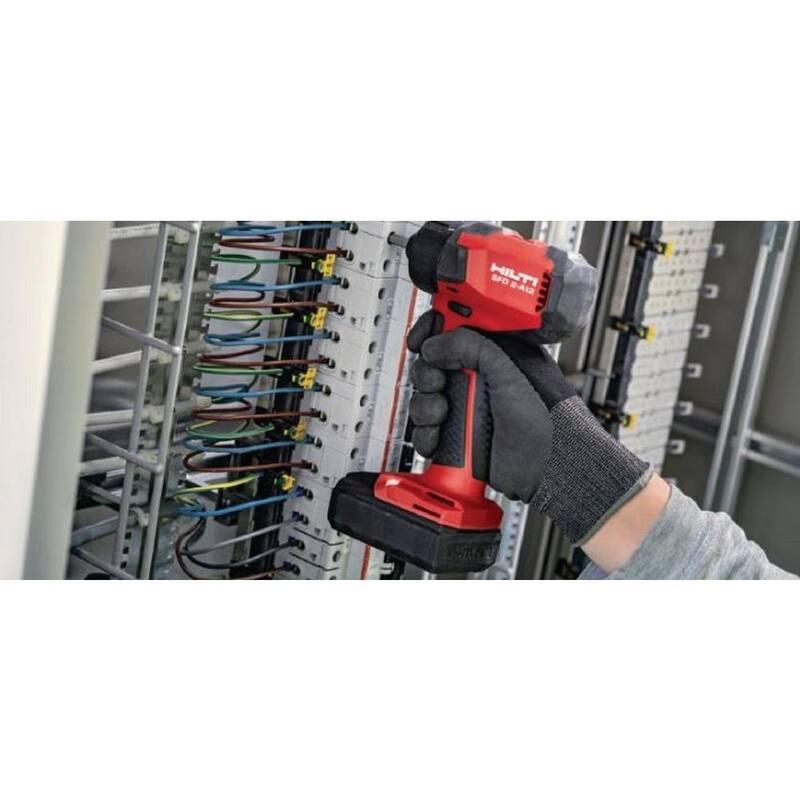 Desarmador sin escobillas Hilti 12-Volt Lithium-Ion inalámbrico de 1/4 de pulgada con entrada hexagonal SFD 2-A (Herramienta solamente) - 2200184
