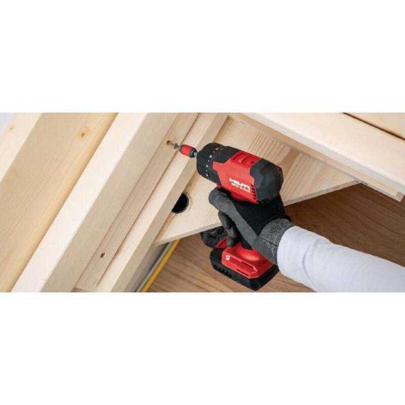Desarmador sin escobillas Hilti 12-Volt Lithium-Ion inalámbrico de 1/4 de pulgada con entrada hexagonal SFD 2-A (Herramienta solamente) - 2200184