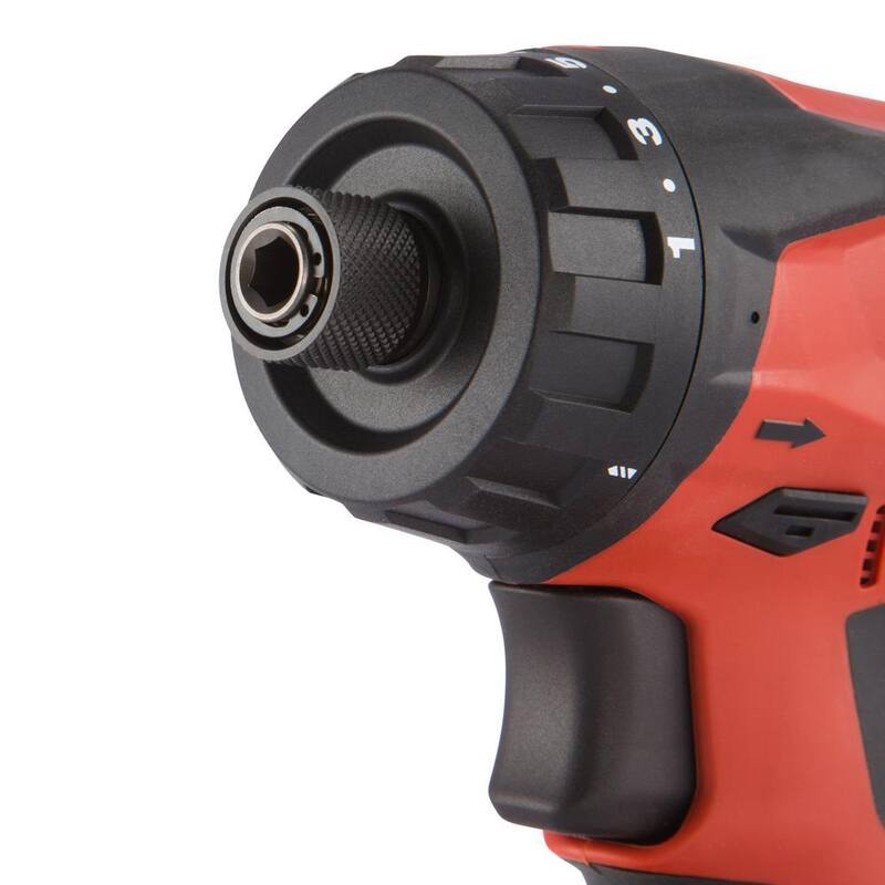 Desarmador sin escobillas Hilti 12-Volt Lithium-Ion inalámbrico de 1/4 de pulgada con entrada hexagonal SFD 2-A (Herramienta solamente) - 2200184
