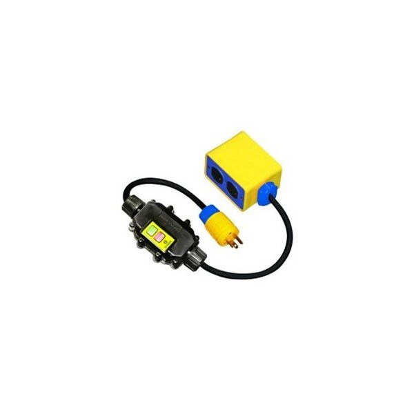 Ericson Gfci Portable, 15A Manual, 10 ft., Indust. - XG2-12-10W-MR-15