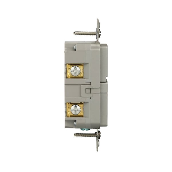 Receptáculo Eaton con protección contra fallas a tierra, 125 V, 15 A, NEMA: NEMA 5-15R, cableado trasero y lateral - TRGF15SG-BX-L
