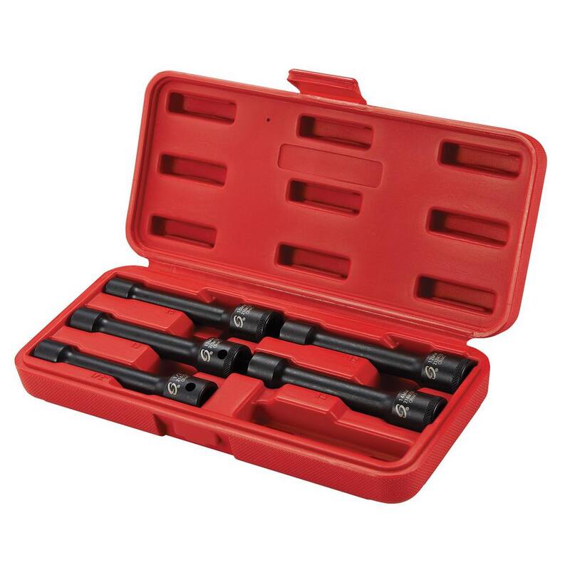 Herramientas Sunex Juego de dados para pernos de cabeza de 1/2 pulgadas (5 piezas) - SUN2625