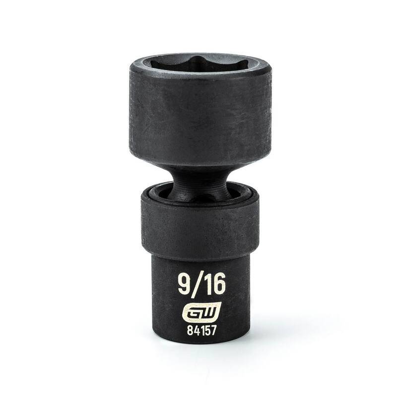 Set de 6 casquillos impacto universales estándar SAE de 6 puntos GEARWRENCH de unidad de 1/4 de pulgada - 84904