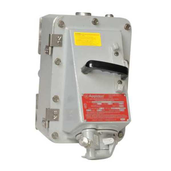 Receptáculo Appleton Electric, 60A, 3P, 2W, Aluminio, UL 1010, 600VAC - EBR6023FB60
