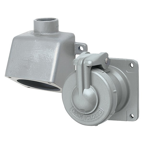 Receptáculo peligroso de clavija y enchufe de 4W 3P 30A de Hubbell Killark 600VAC/250VDC - VR331E3