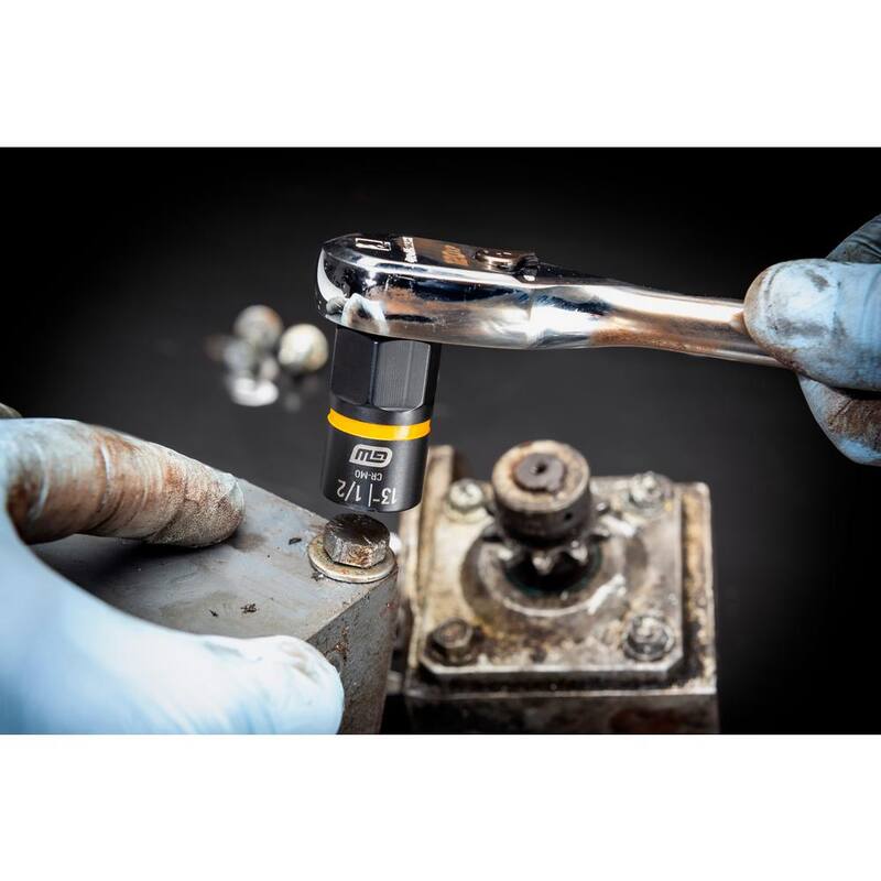 Juego de Cachimbas de Extracción de Impacto GEARWRENCH Bolt Biter de 1/4 y 3/8 pulgadas con Mango SAE (7 piezas) - 83911