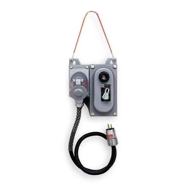 Receptáculo GFCI peligroso Hubbell Killark 3W 2P 20A 125VAC 5-20R - UGFI20C2