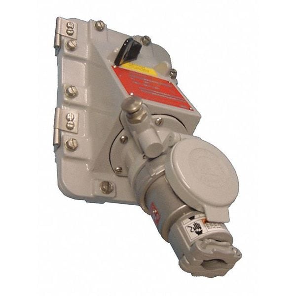 Receptáculo con interruptor para ubicaciones peligrosas Appleton Electric 3W 4P 30A 600VAC - JBR3034-150