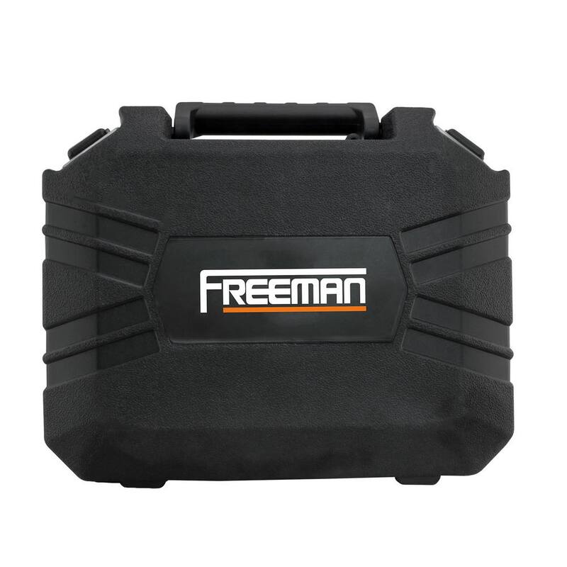 Destornillador eléctrico mini recargable inalámbrico de 1/4 de voltaje de litio de 3.6V Freeman con kit de cargador, accesorios, puntas hexagonales y estuche - P36VCMSK