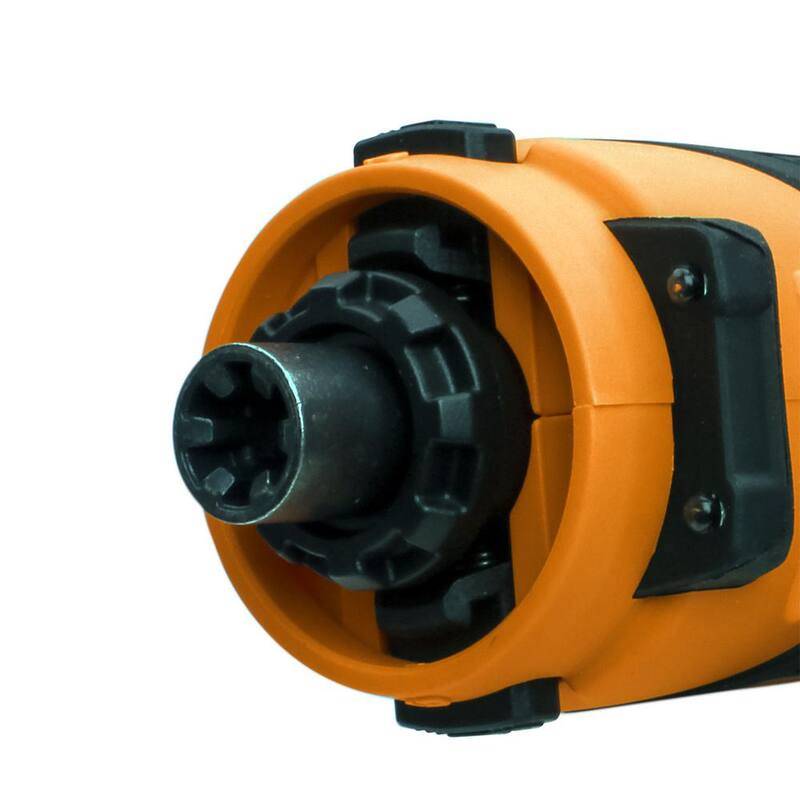 Destornillador eléctrico mini recargable inalámbrico de 1/4 de voltaje de litio de 3.6V Freeman con kit de cargador, accesorios, puntas hexagonales y estuche - P36VCMSK