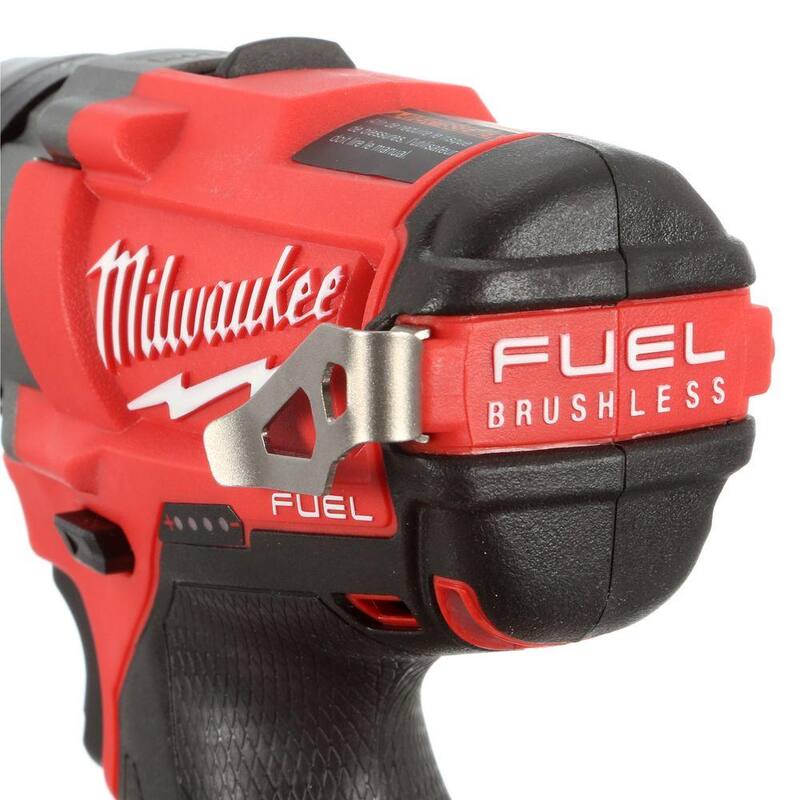 Milwaukee M12 FUEL 12V Destornillador inalámbrico sin escobillas de iones de litio de 1/4 de pulgada Hexagonal de 2 velocidades con batería compacta de 2.0 Ah - 2402-20-48-11-2420