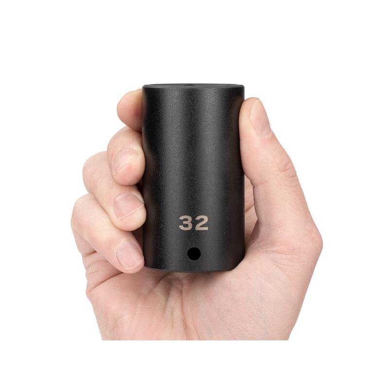 Juego de 7 piezas de dados de impacto TEKTON de 1/2 pulg. de unidad profunda de 6 puntos para tuercas de eje, 29-38 mm - SID92003