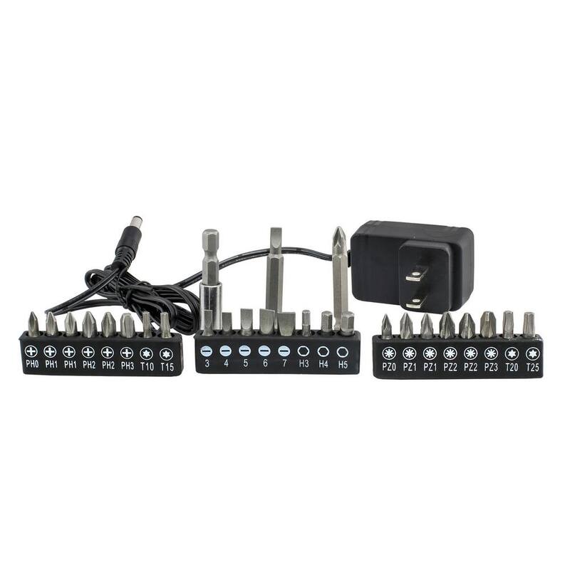 Desarmador inalámbrico Freeman de 3.6 voltios con kit de cargador, puntas hexagonales y estuche - P36VCS