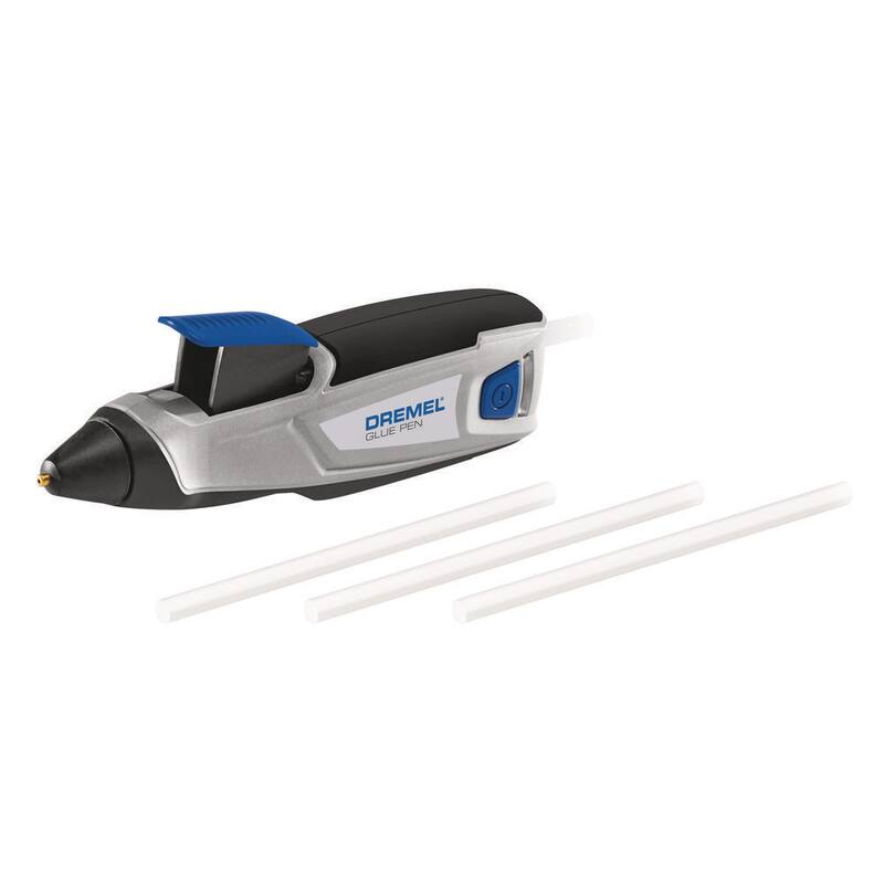 Destornillador eléctrico inalámbrico Dremel de 4V con conexión USB y pluma de pegamento inalámbrico de 4V con conexión USB - HSES-01 + HSGP-01.
