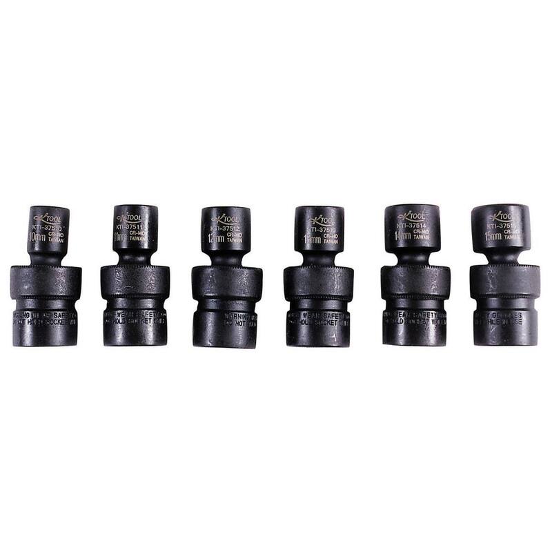 Juego de 6 llaves de impacto K Tool International - KTI37500