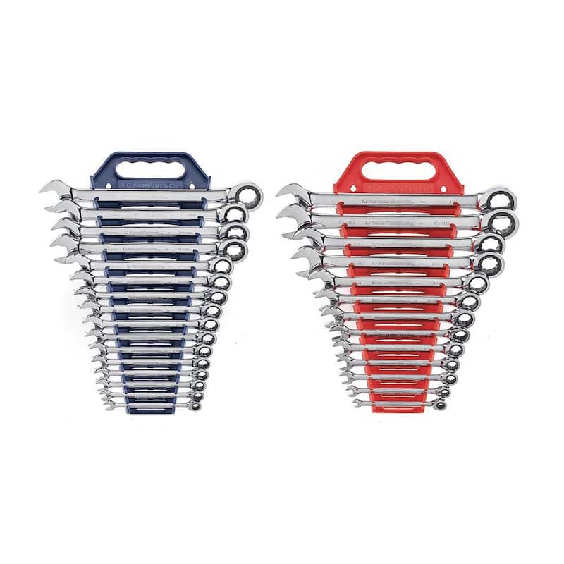 Juego de llaves de trinquete combinadas métricas/SAE Master GEARWRENCH (29 piezas) - 94329C