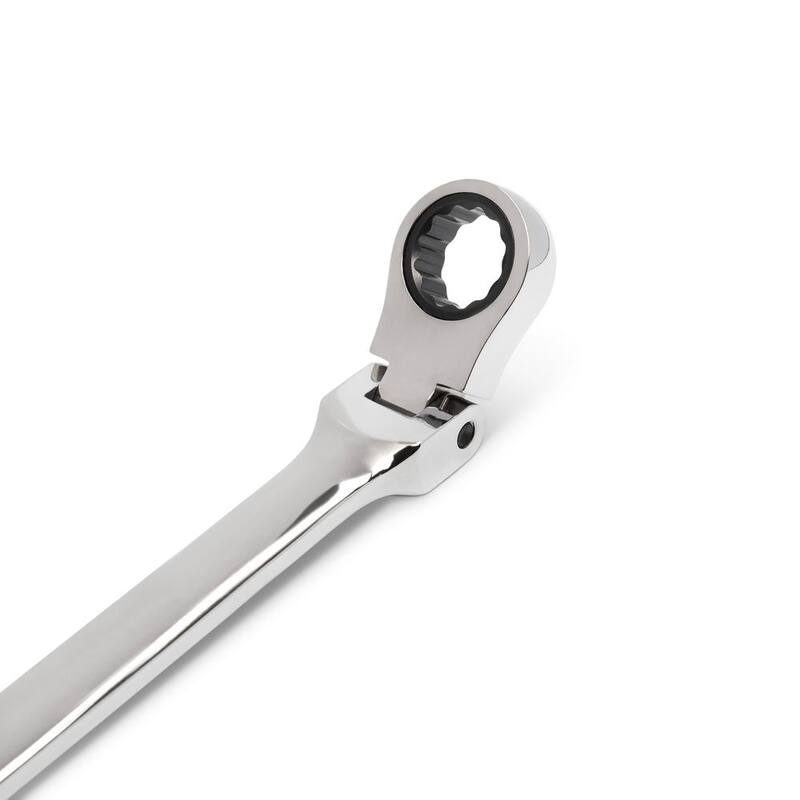 Llave de trinquete extra larga de doble cabeza flexible de 12 puntos y 90 dientes métrica GEARWRENCH GearBox Set de 6 piezas - 86830