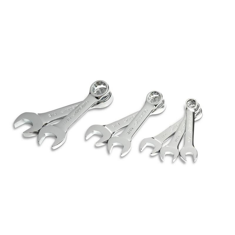 Juego de llaves combinadas Husky Stubby SAE (7 piezas) - HSTW7PCSAEN-05