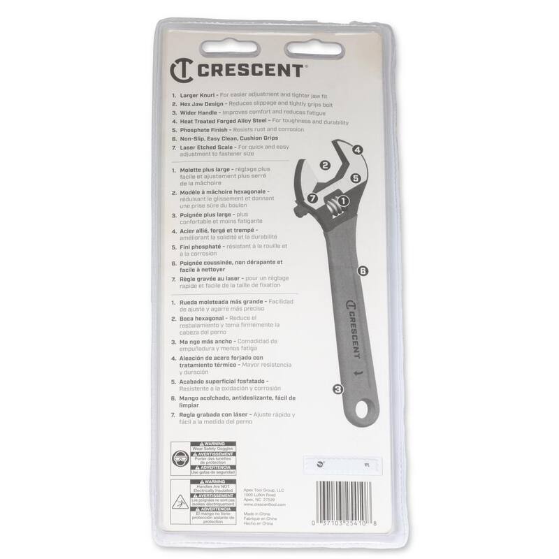 Juego de llaves ajustables Crescent de 6 pulgadas y 10 pulgadas - AT2610CVS