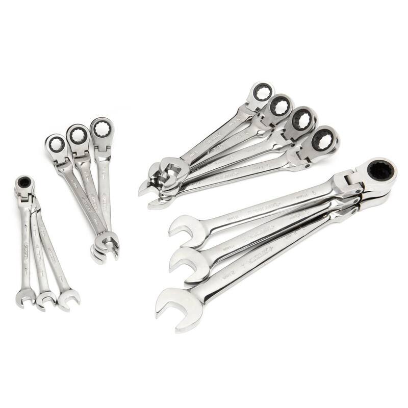 Juego de llaves de trinquete flexibles métricas Husky Master (13 piezas) - HFRW13PCMM