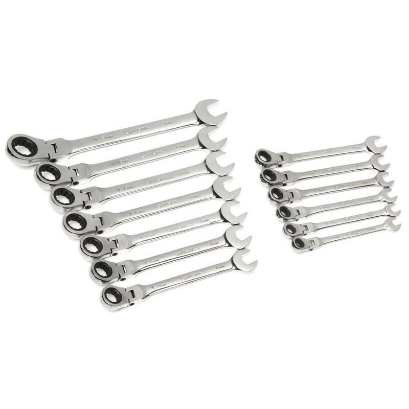 Juego de llaves de trinquete flexibles métricas Husky Master (13 piezas) - HFRW13PCMM